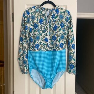 NWOT size 18W Lands End long sleeve swimsuit